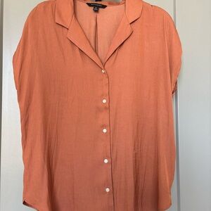Banana Republic Terracotta Button-Down Shirt